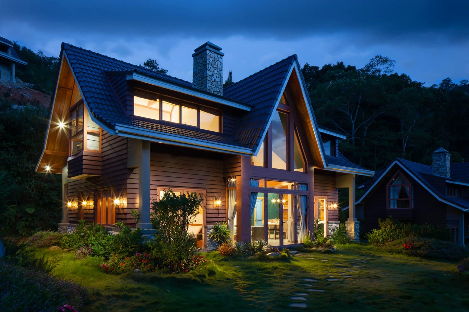 Home covered in every season